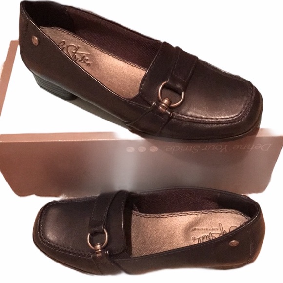 New LifeStride navy Bahama shoes loafers 5 slip - Picture 9 of 9